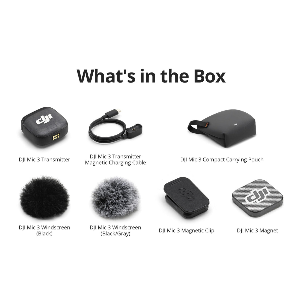 DJI Mic 3 Transmitter, Wireless Mini Microphone for iPhone/Camera/Android, Lightweight & Intuitive, Lavalier Microphone, 32-bit Float, Integrated Timecode, Vlog, Interview, Streaming 🍁 All In One Marketplace Canada-7