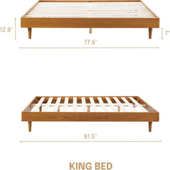 Estructura de cama de madera Fly-7