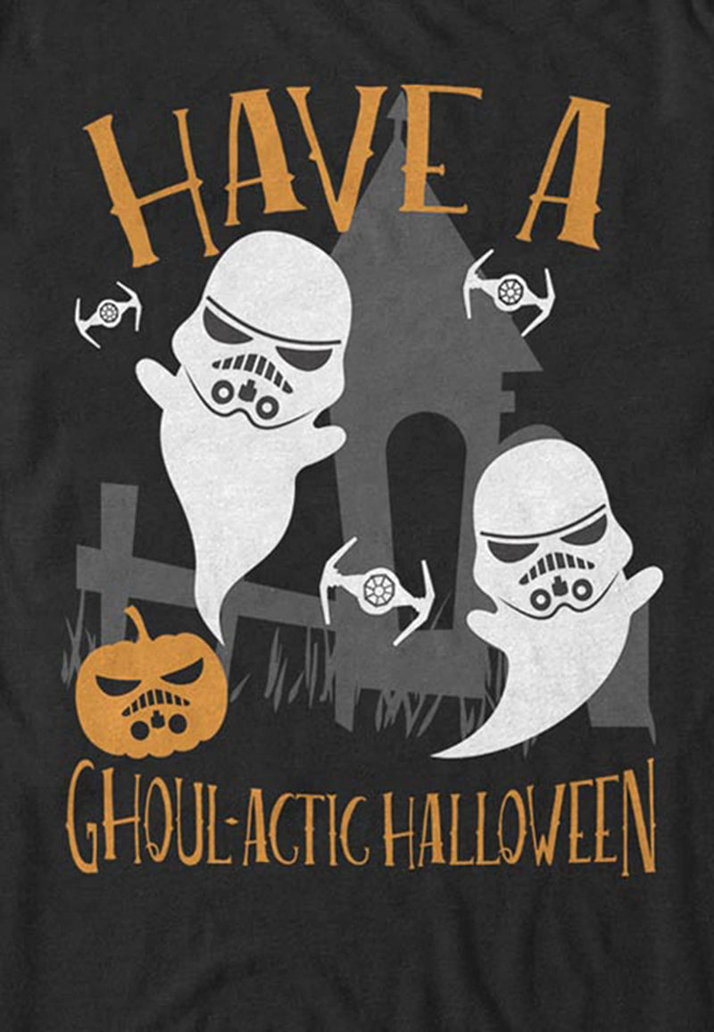 STAR WARS Licensed Goulactic Halloween Men's Tee, Black, Medium-2