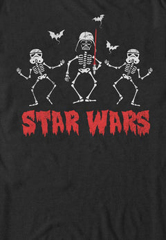 STAR WARS Licensed Halloween Creep Wars Men's Tee, Black, Large-2