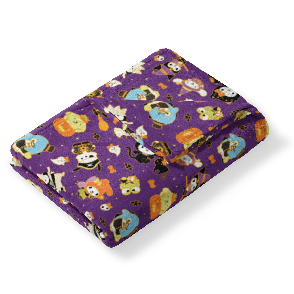Northwest Hello Kitty Silk Touch Throw Blanket, 50" x 70", Halloween Gold-2