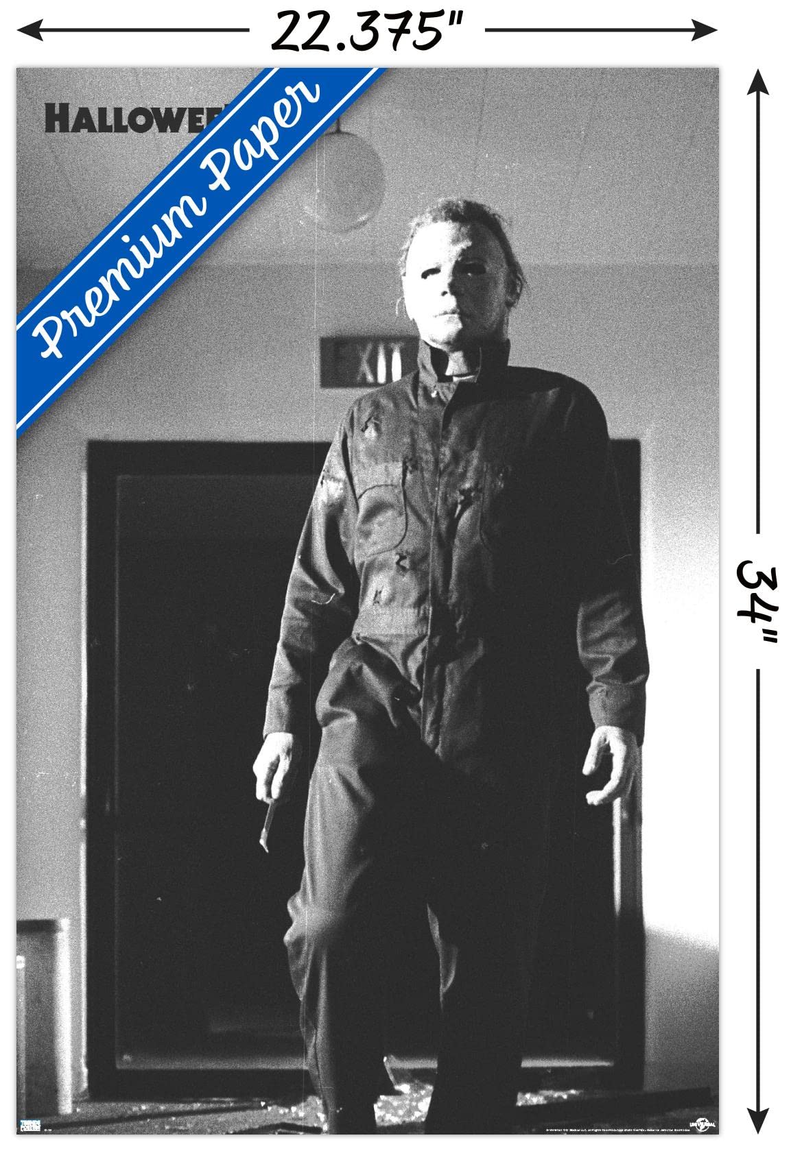 Halloween II - Michael Hallway Wall Poster-3