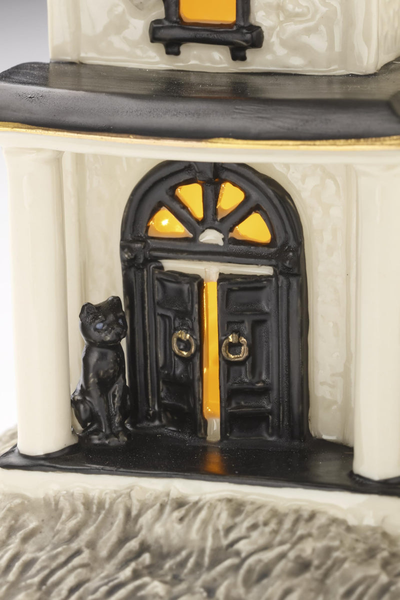 Lenox Vintage Halloween Light-Up Manor Figurine-4