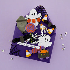 Spellbinders Halloween Wonder Etched Dies, Metal-3