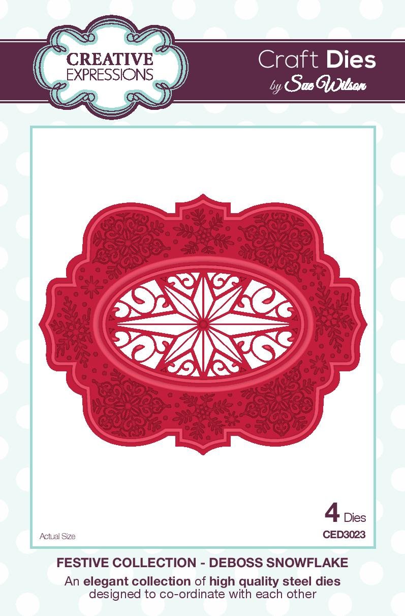 Sue Wilson Dies - Deboss Snowflake-1