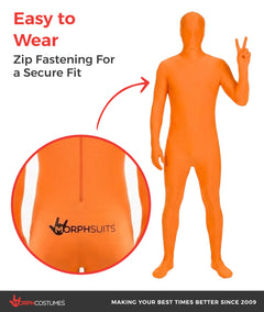 Morphsuits, Orange Morphsuit, Halloween Costume, Medium-7