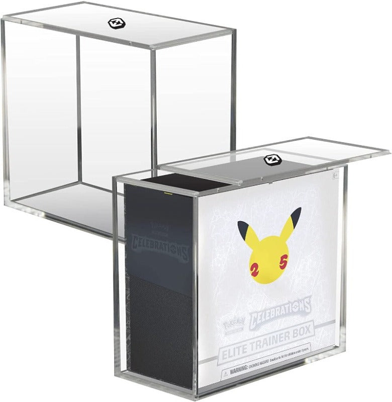 Pokemon ETB Elite Trainer Box w/ Sliding Lid Anti-UV - EVORETRO Acrylic Protector 4.0MM-1