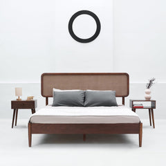 Lupin Solid Wood Bed Frame-2