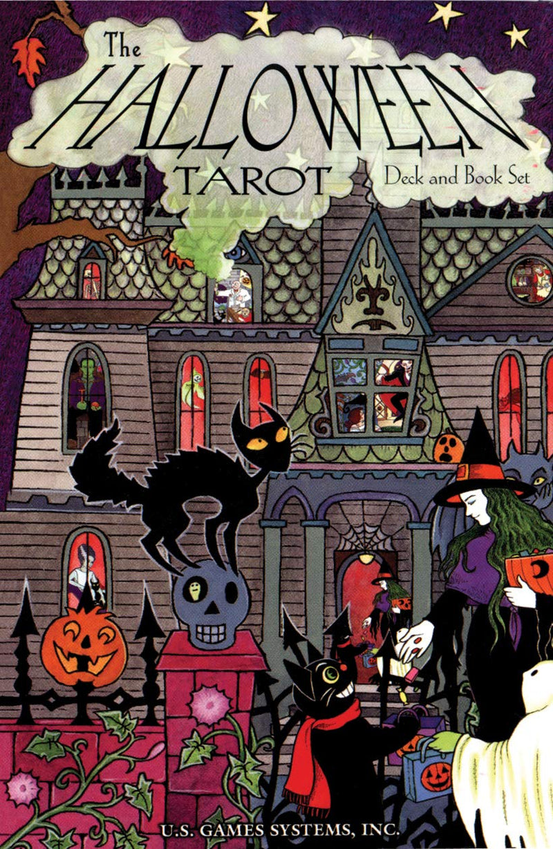 The Halloween Tarot Deck and Book Set-1