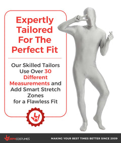 Morphsuits Morphsuit Original, Silver, Large-3