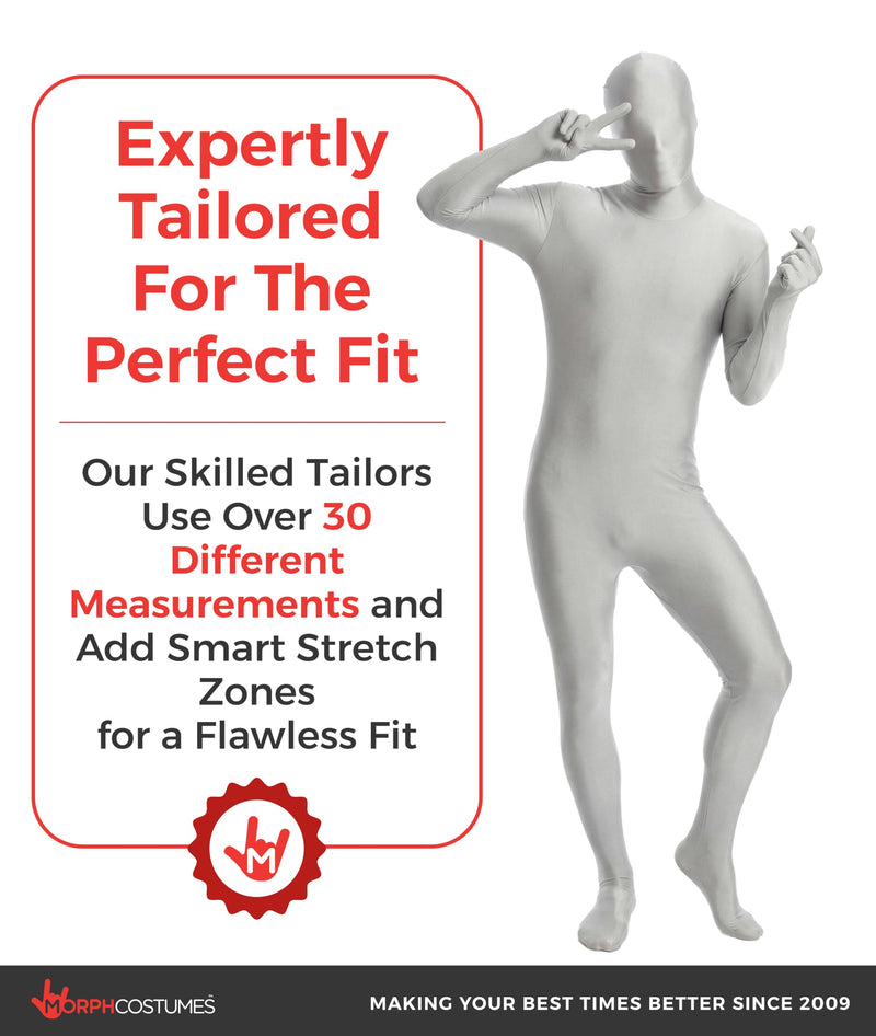Morphsuits Morphsuit Original, Silver, Large-3