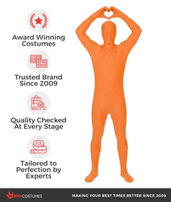 Morphsuits, Orange Morphsuit, Halloween Costume, Medium-5
