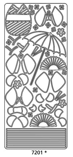 Peel Off Sticker -Chinese Dolls Accessories-1