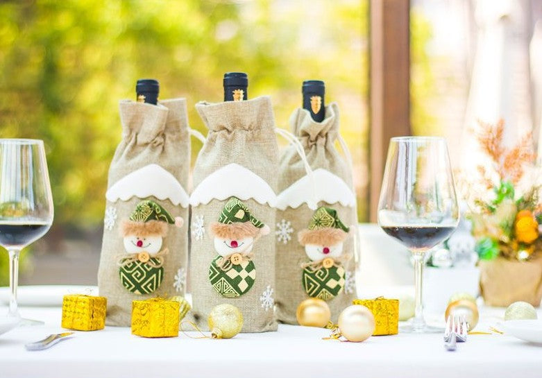 Christmas Decorations Christmas Wine Bottle Socks-6