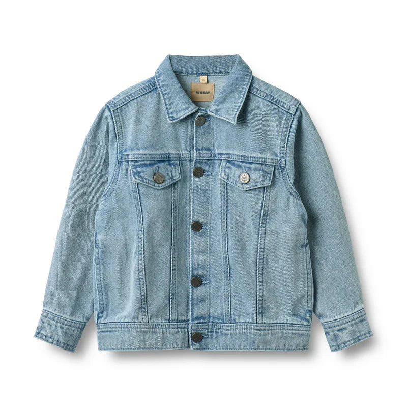 Denim Jacket Bowie | Light Blue | Wheat Kids-2