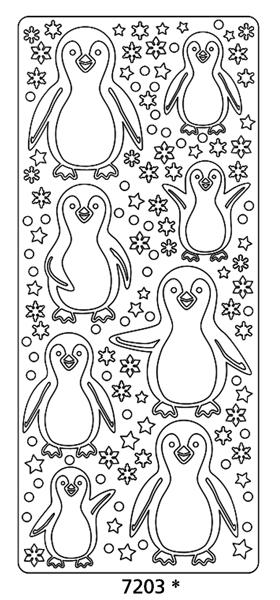 Peel Off Sticker -Penguin-1