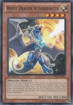 White Dragon Wyverburster (SHSP-EN093) - Shadow Specters 1st Edition-1
