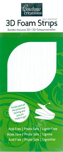 Couture Creations 3D White Foam Strips-1
