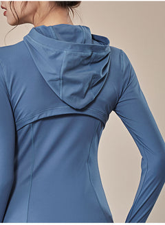 Hooded Sportswear Women’s Outerwear – Breathable Workout Jacket-8