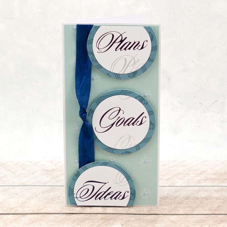 Couture Creations Hotfoil Stamp - Ideas, Goals, Plans Sentiment-3