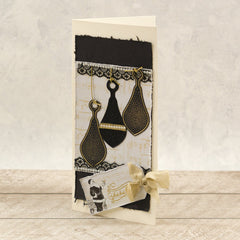 Cut, Foil and Emboss Die - Dimensional Decorations - Stippled Bauble-2