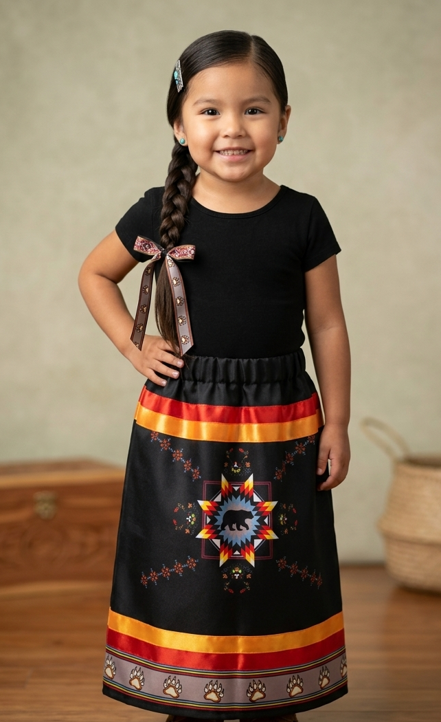 Infants Brother Bear Ribbon Skirt-2