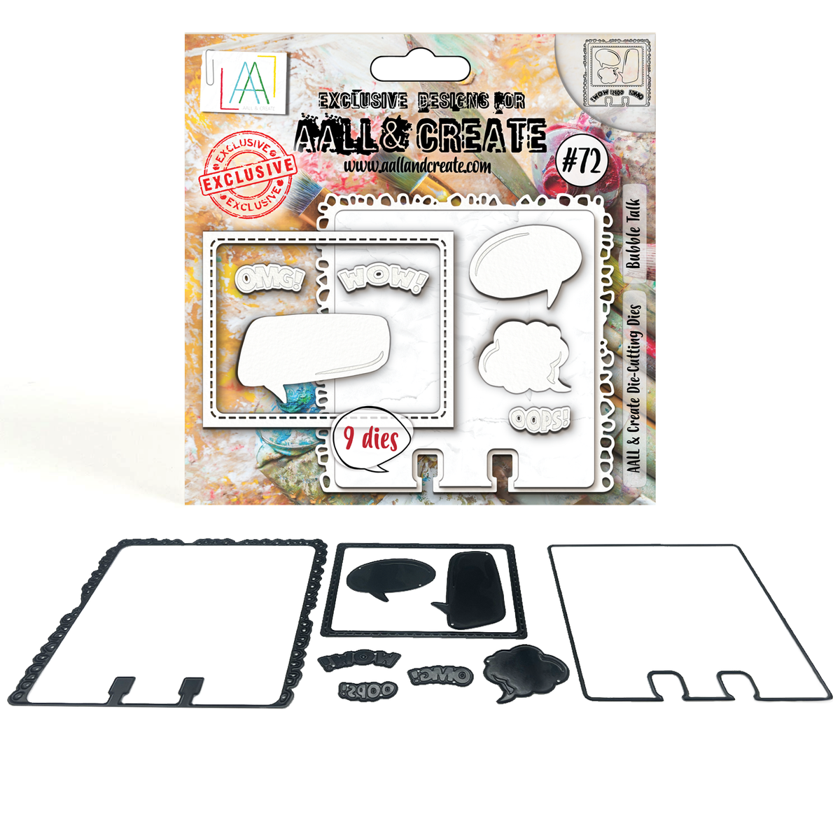 AALL and Create - Die-Cutting Die Set - Bubble Talk-1