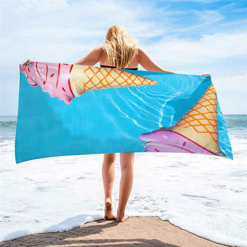 Square beach towel-3