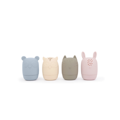 bug + bean kids - Bath Buddies Silicone Mold-Free Bath Toys - Ages 0+-2