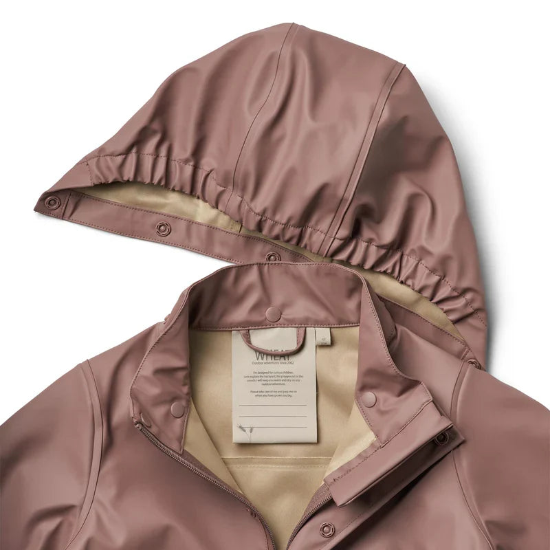 Rainwear Ollo Jacket | Dusty Lilac | Wheat Kids-3