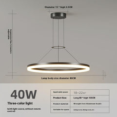 Creative Commercial Round Restaurant Chandelier-3