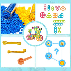 PicassoTiles - PicassoTiles 115pc Engineering Construction Set - Ages 3+-6