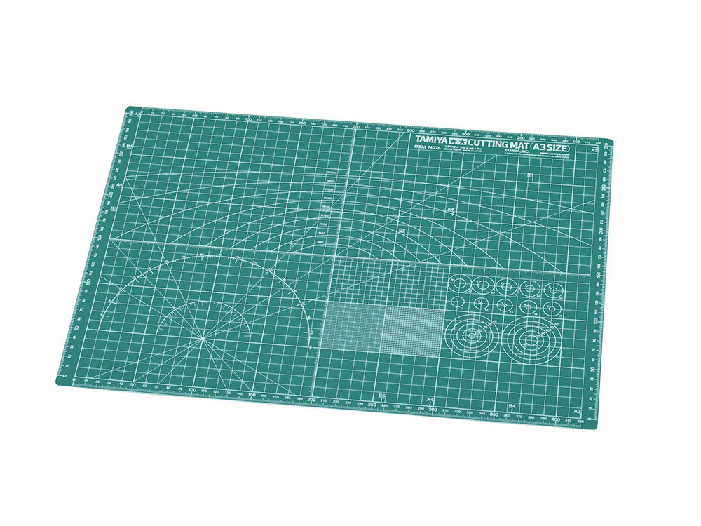 Tamiya Cutting Mat 74076 (A3 size/Green)-1