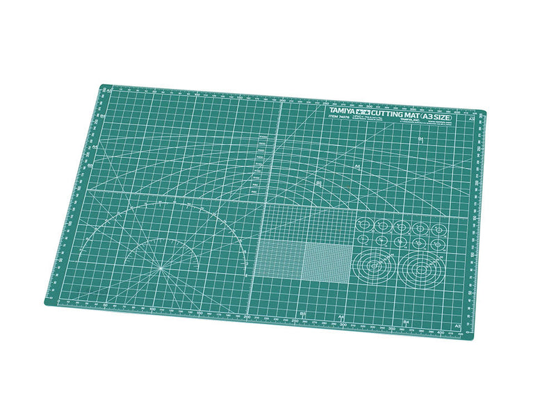 Tamiya Cutting Mat 74076 (A3 size/Green)-1