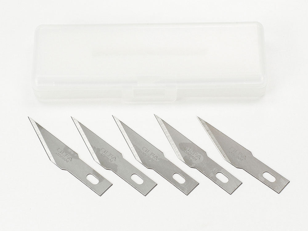 Tamiya Modeler Knife Pro Replacement Blade (Straight, 5PCS) 74099-1