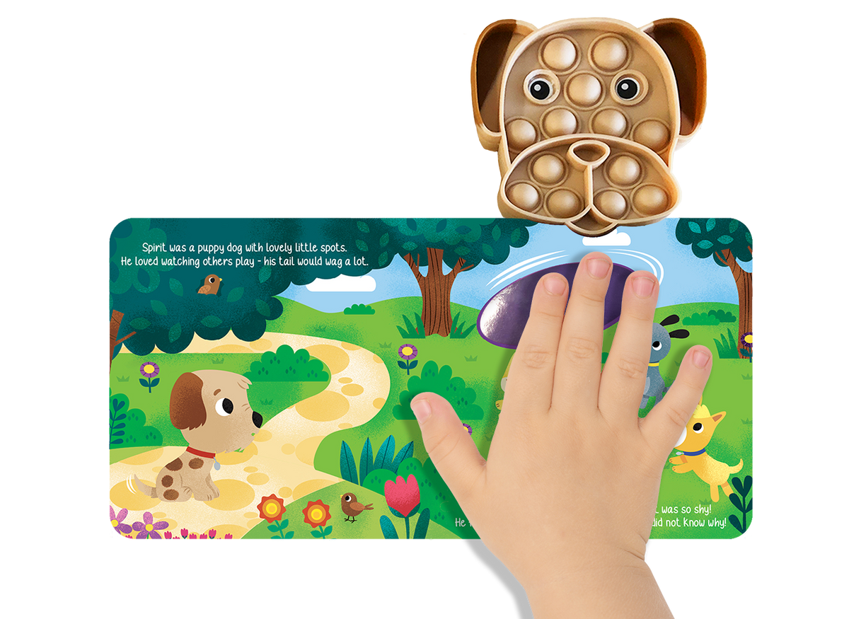 Little Hippo Books - Little Puppy - Your Sensory Fidget Friend - Ages 1+-1