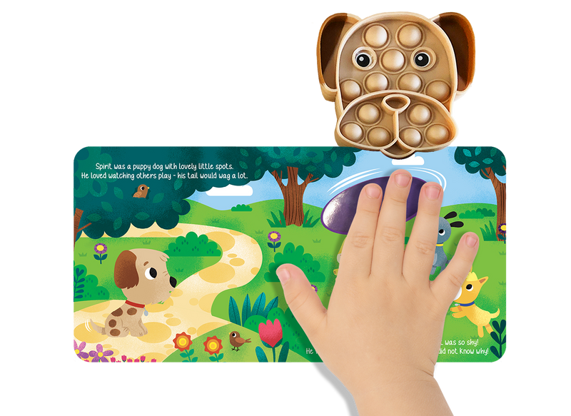 Little Hippo Books - Little Puppy - Your Sensory Fidget Friend - Ages 1+-1