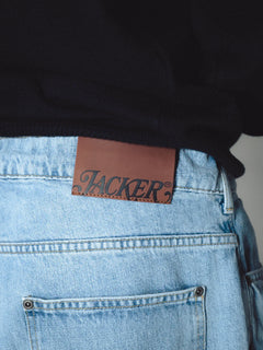 Jacker 'Classic' Denim Baggy Pants - Blue-5