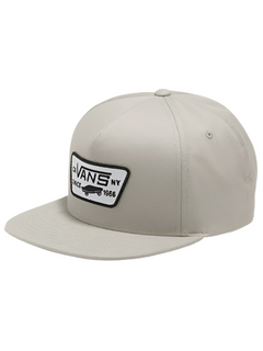 Vans 'Full Patch' Snapback Cap - London Fog Grey-1