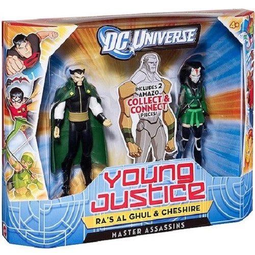 DC Universe Young Justice Ra’s Al Ghul & Cheshire 2-Pack Action Figures (UPC: 746775075699)