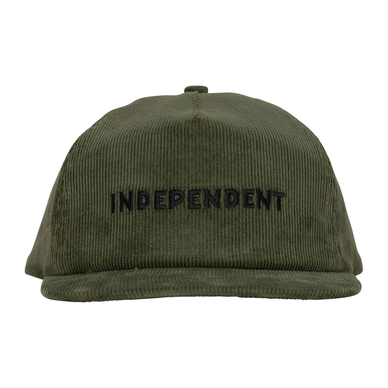 Independent 'Beacon' Snapback Cap - Olive/Black-1