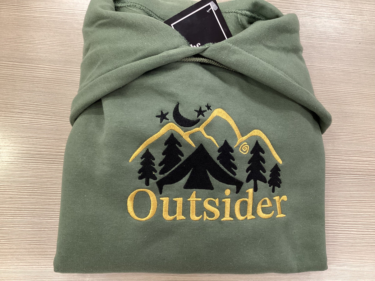 Green Outsider Camping Hoodie-2
