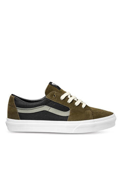 Vans 'Sk8-Low' Shoes - 2-Tone Olive/Black-1