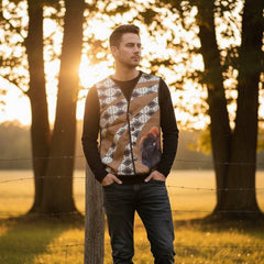Buffalo Native Vest(Mustard)-1