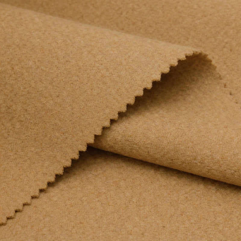 Heavyweight Melton Wool Fabric - 60% Wool Blend - By The Metre-19