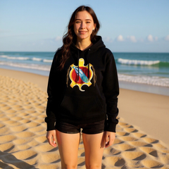 Embroidered Hoodies (Turtle feather)-1