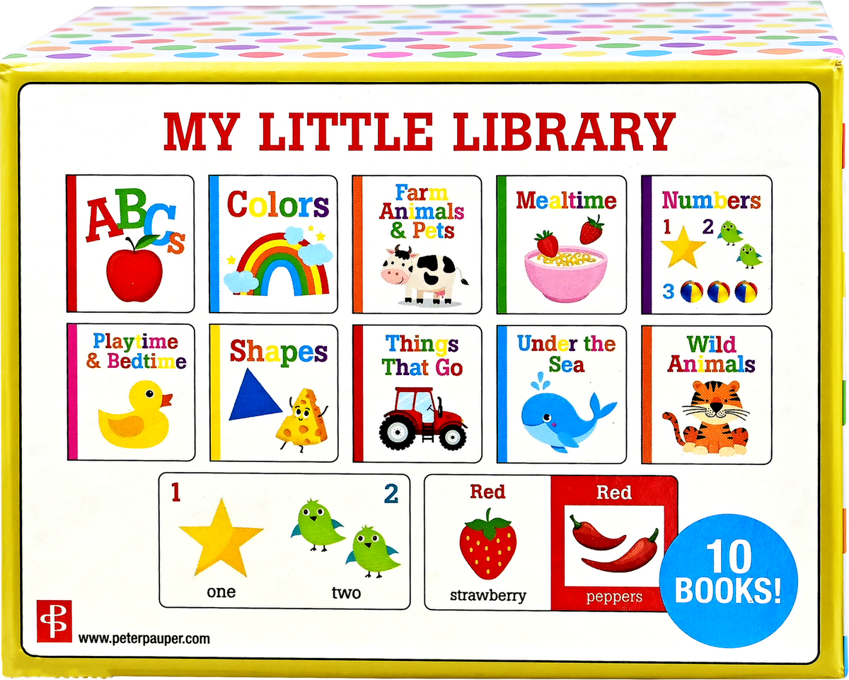 Peter Pauper Press - My Little Library (Set of 10 Board Books) - Ages 0–3-9