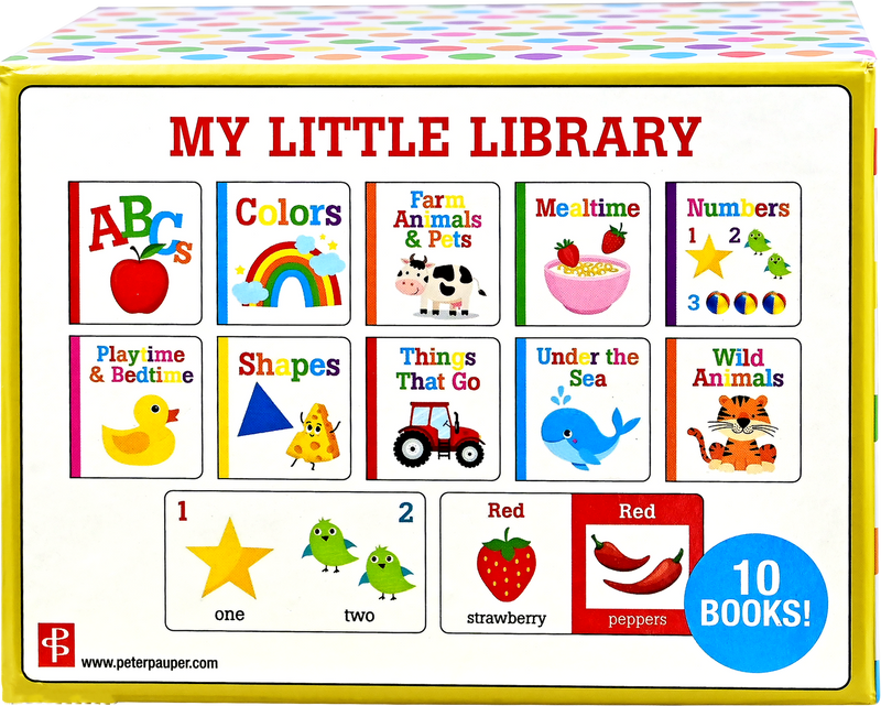 Peter Pauper Press - My Little Library (Set of 10 Board Books) - Ages 0–3-9