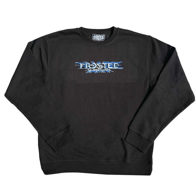 Frosted Skateboards 'Infinity Blue' Sweatshirt - Black-1