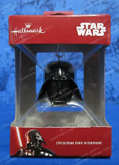Adorno de resina para árbol de Navidad con la cabeza de Darth Vader de Star Wars de Hallmark (763795342259)